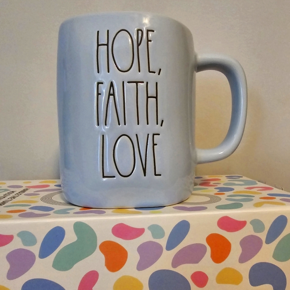Hope, Faith, Love Rae Dunn Mug